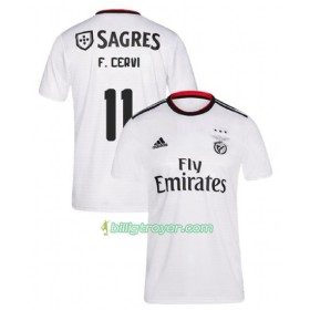 Billige Fotballdrakter Benfica Franco Cervi 11 Bortedraktsett 2018/19 Kortermet